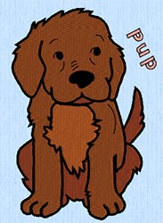 puppy embroidery file - world of animals whats it called